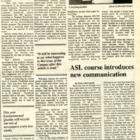 2 articles discussing the creation of a recycling program at Middlebury College