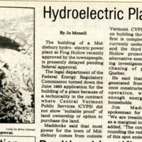 Hydroelectric Plant Delayed
