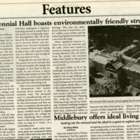 Bicentennial Hall boasts environmentally friendly structure