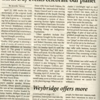 Earth Day and Earth Week 1995
